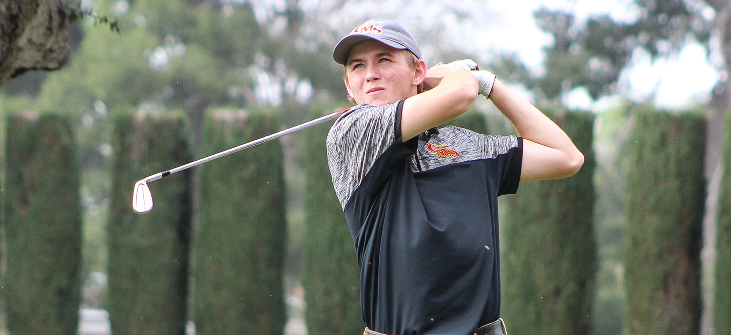 Alex Wrenn led the Stags with a one-over 73 at Red Hill Country Club. (photo credit: Alisha Alexander)