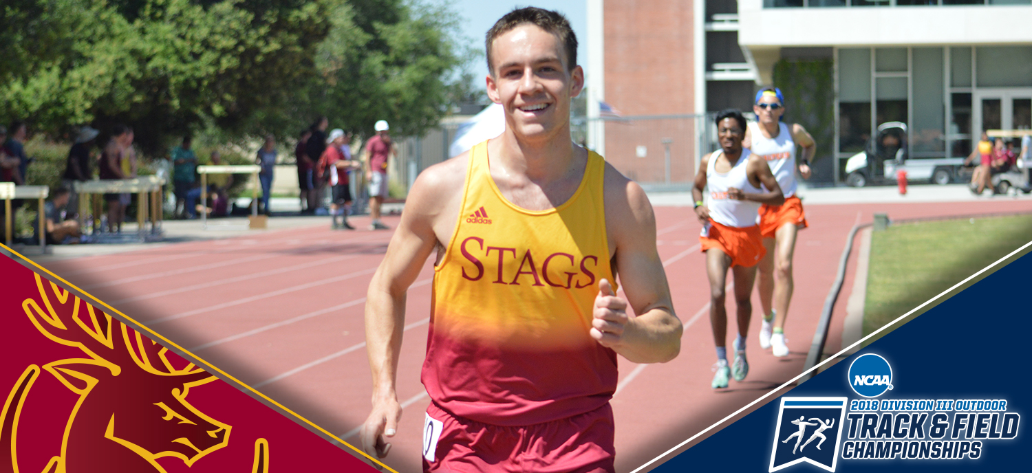 Thomas D'Anieri (CMC) will run in the 3000 meter steeplechase for the Stags. (photo credit: Hannah Graves)
