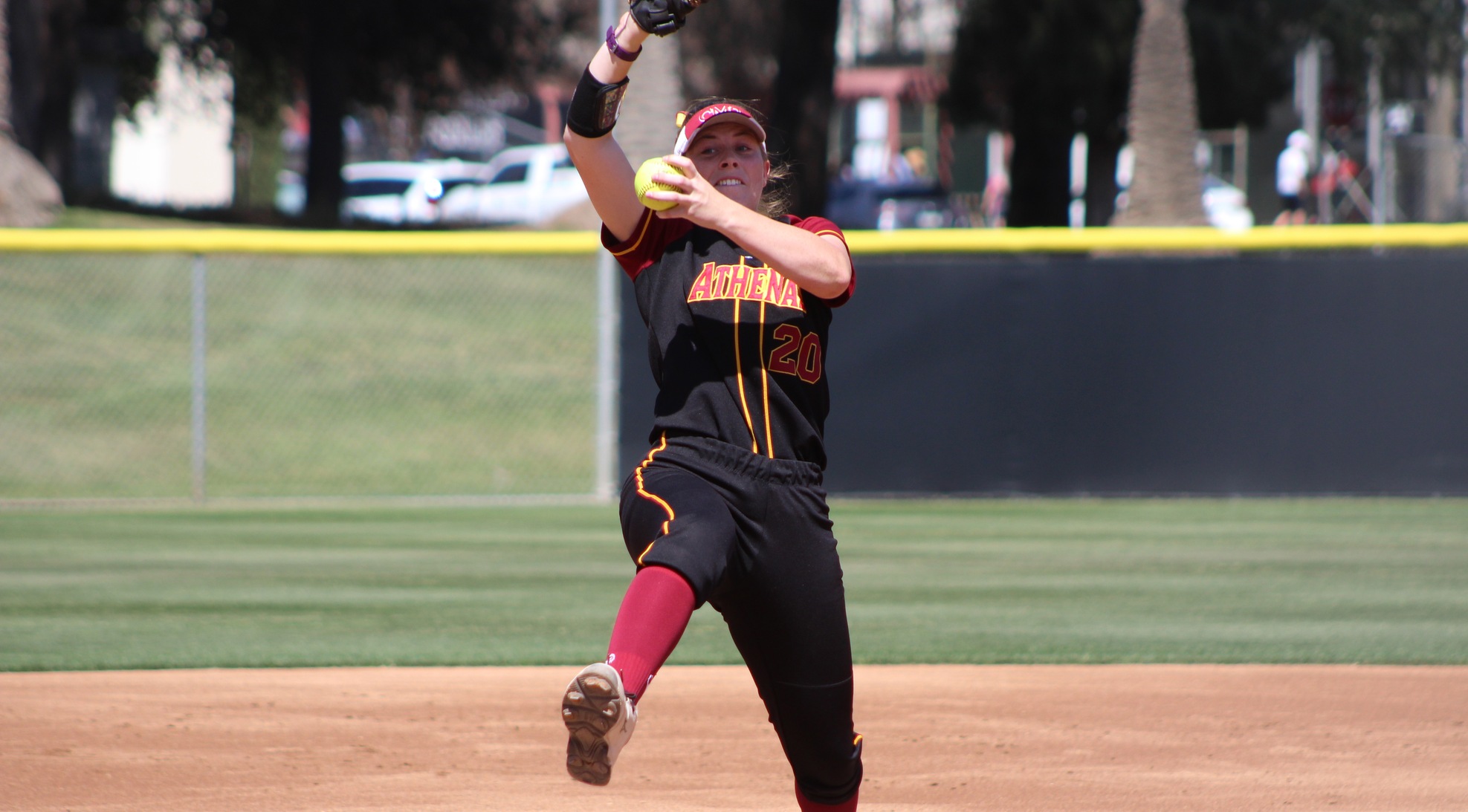 Anna Gurr (CMC) tossed a complete-game shutout in Game One. (photo credit: Alisha Alexander)