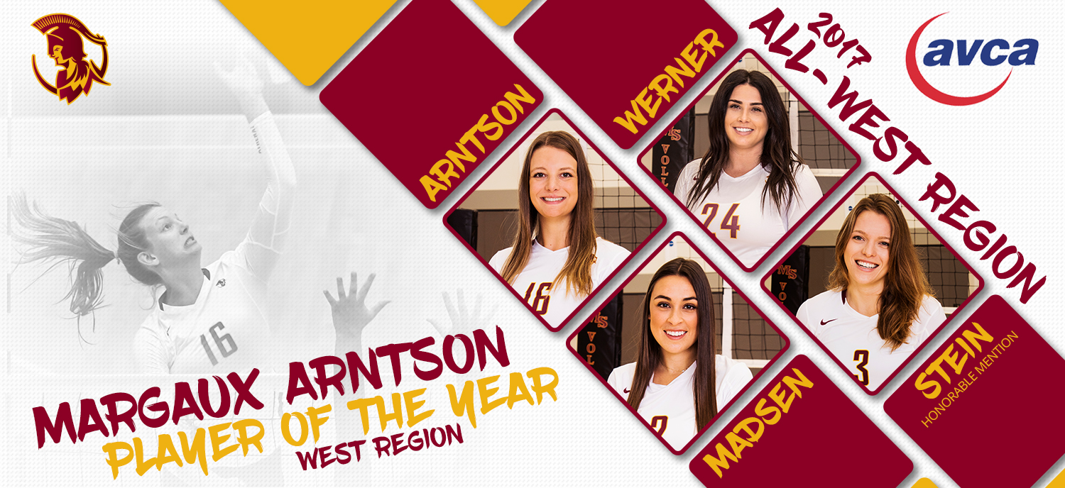 Arntson Named West Region Player of the Year, Three Others Earn Honors
