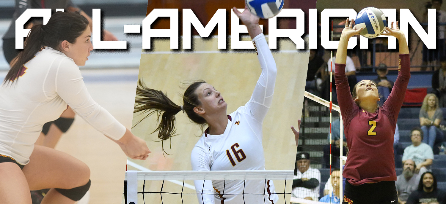 Arntson, Werner, and Madsen Honored Nationally by the AVCA