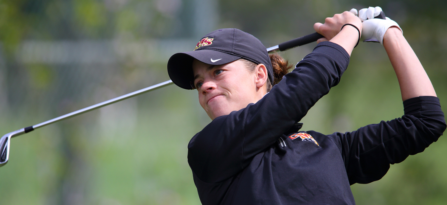 Margaret Loncki earned medalist honors this weekend with a two-day total of 151 (+7). (photo credit: Jack Hancock)