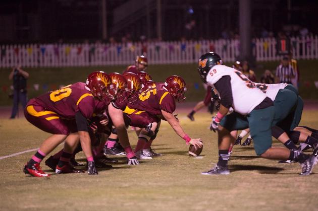 Offensive Line (Photo by Milan Reed)