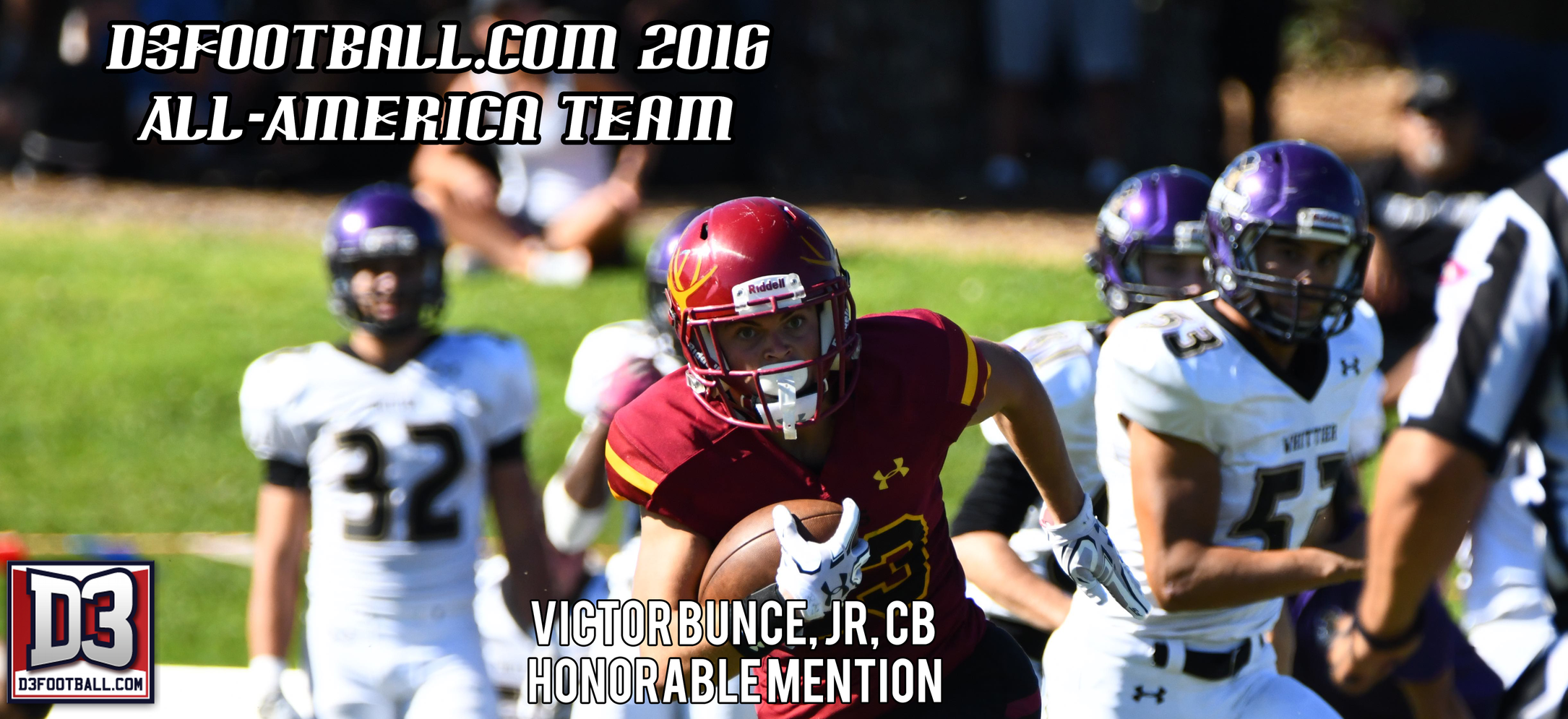 Bunce is D3football.com All-America Honorable Mention