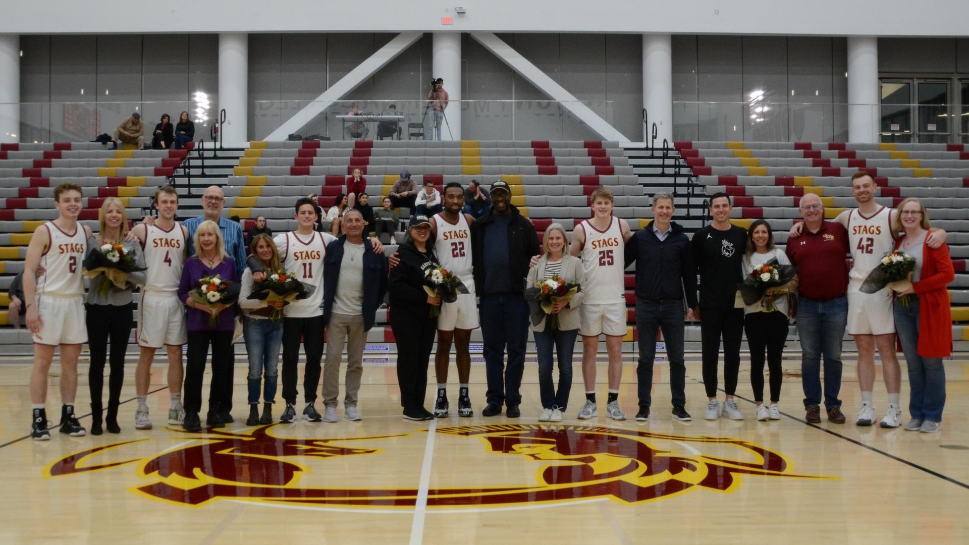 CMS honored its seven seniors prior to the contest