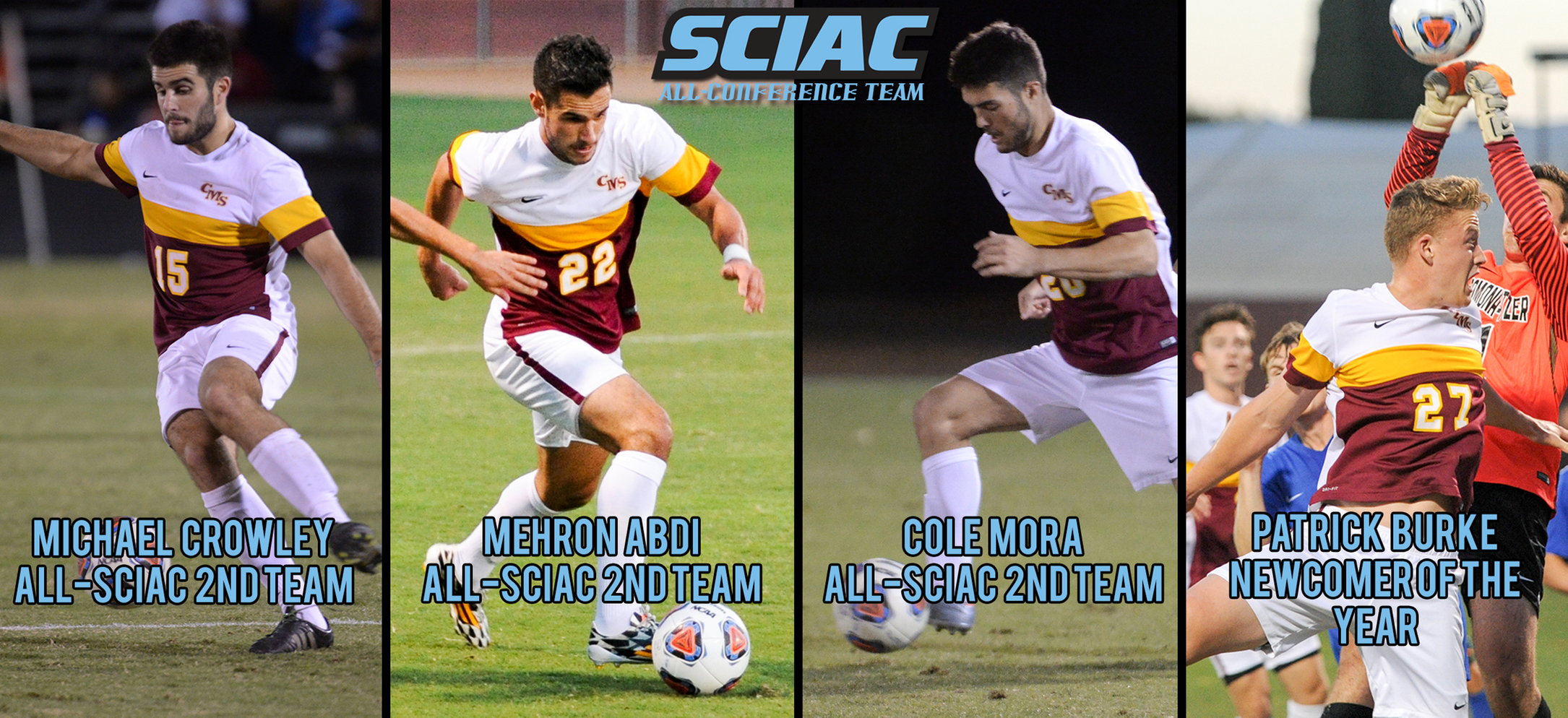 Four Stags recognized by the SCIAC