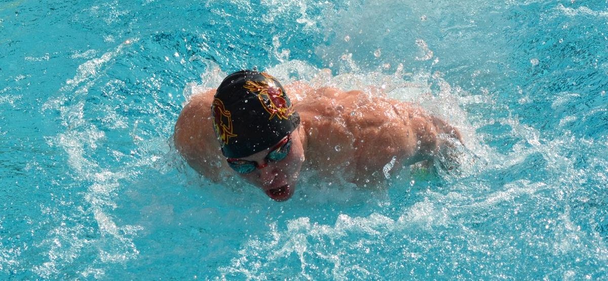 Marco Conati added a 100-yard butterfly title to his win in the 50 free yesterday