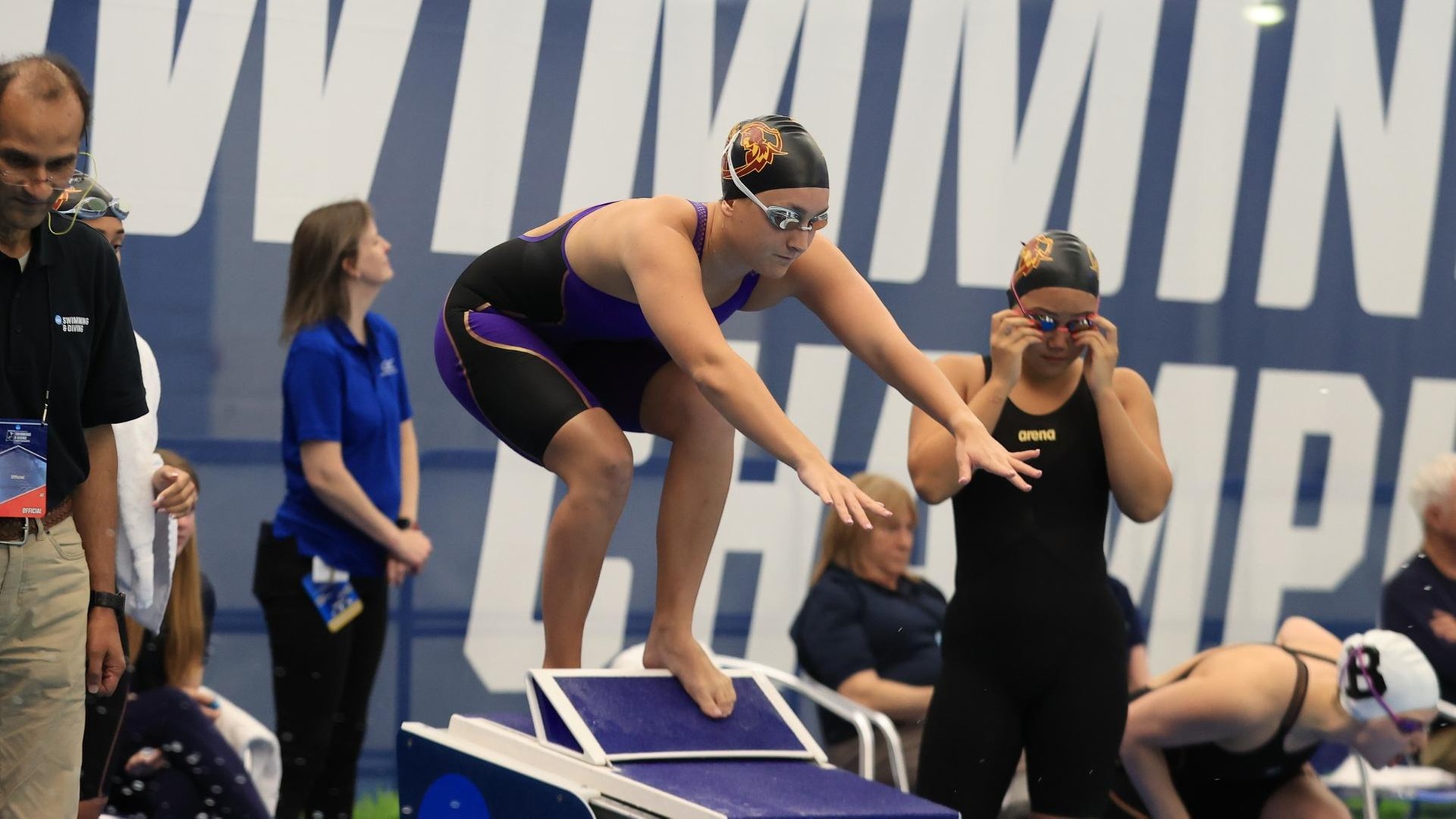 Mackenzie Mayfield is the 14 seed in the 200 IM (photo by Carlos Morales)