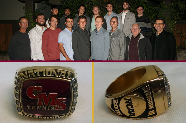 National champion Stags “ring” in the new season with CMC’s President Chodosh