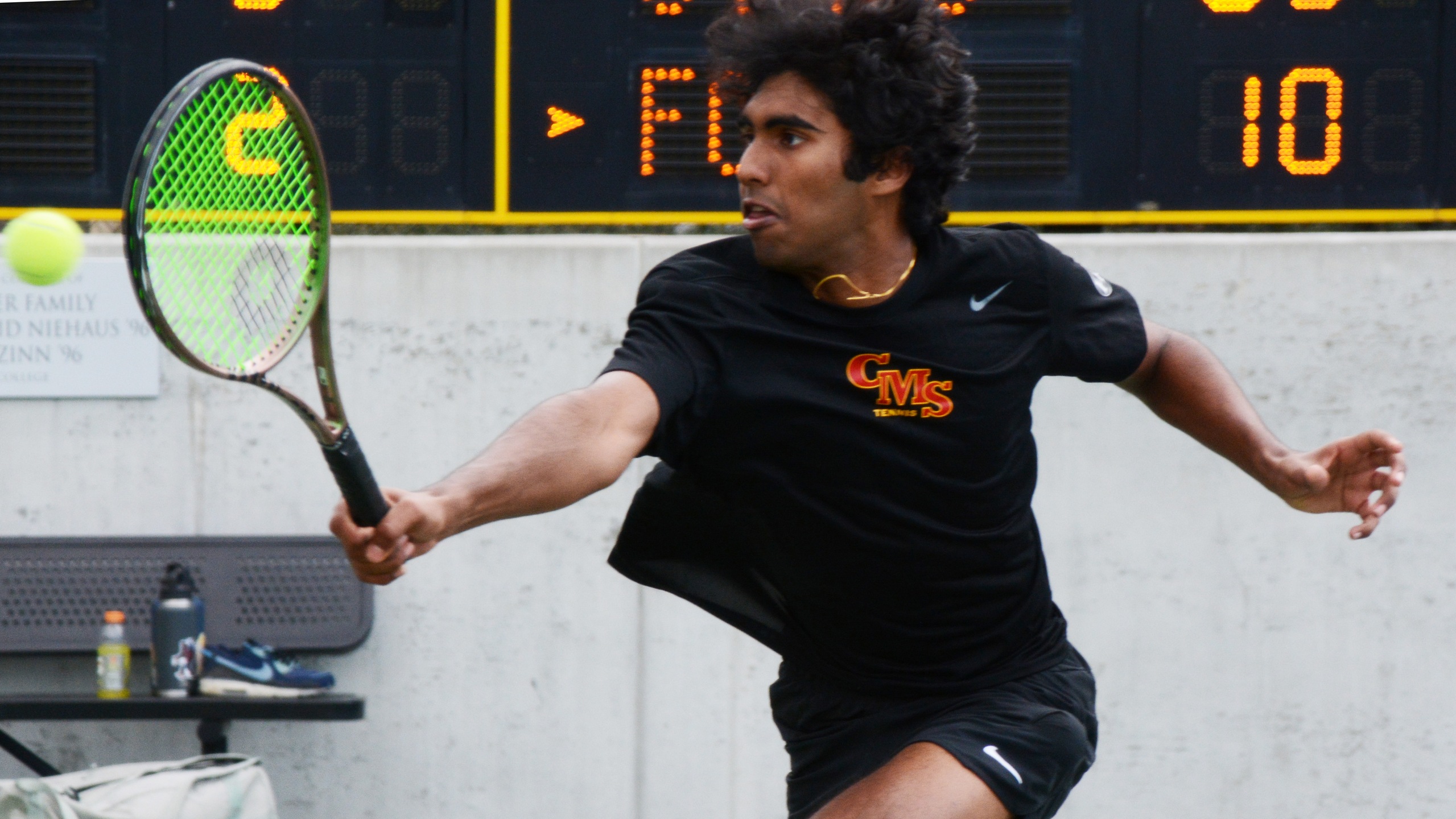Anirudh Reddy capped a 4-0 day with a 3-setter vs. Babson
