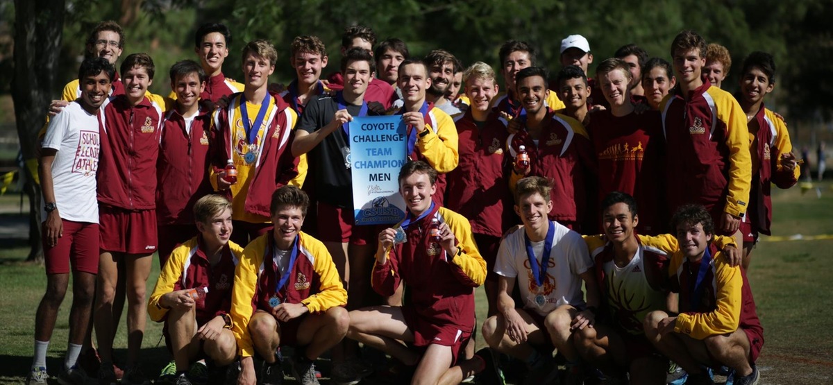 CMS Men's Cross Country celebrates first-place finish