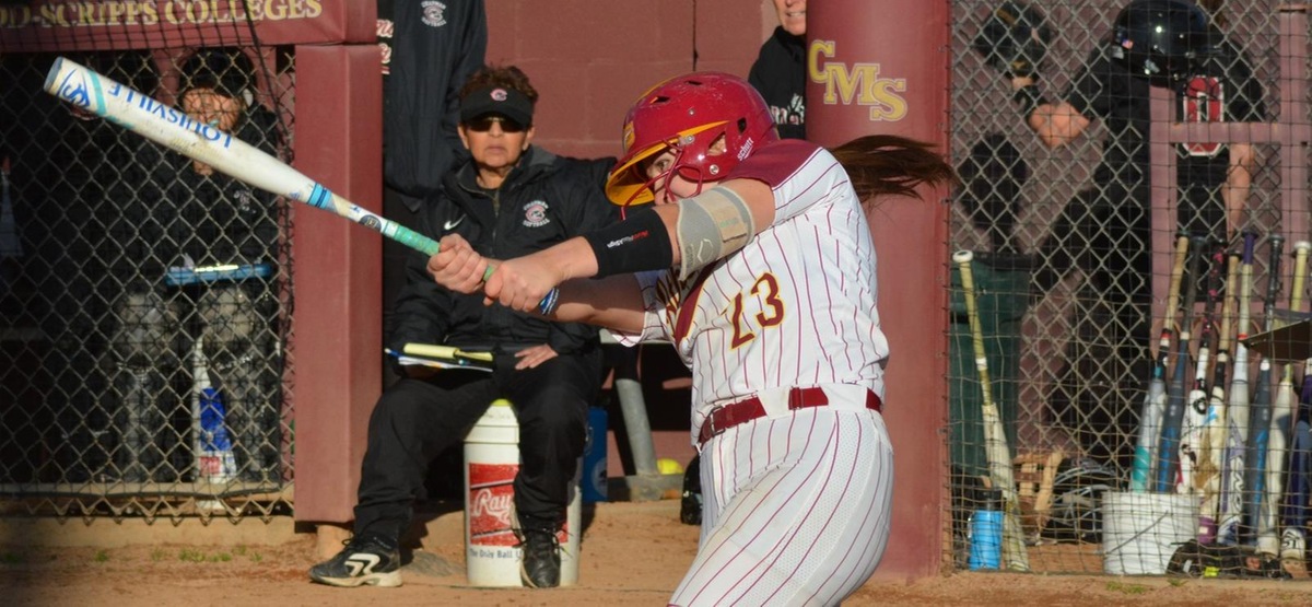 Sophomore Maddie Valdez has a home run in each of the first five doubleheaders this year for the Athenas