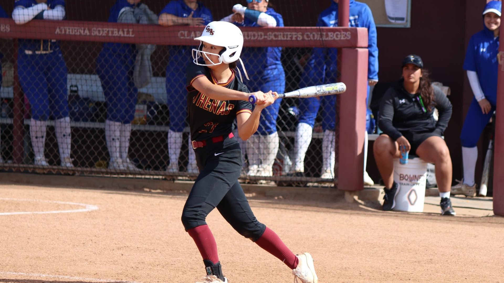 Emma Suh was 3-for-3 with three RBI in the second game