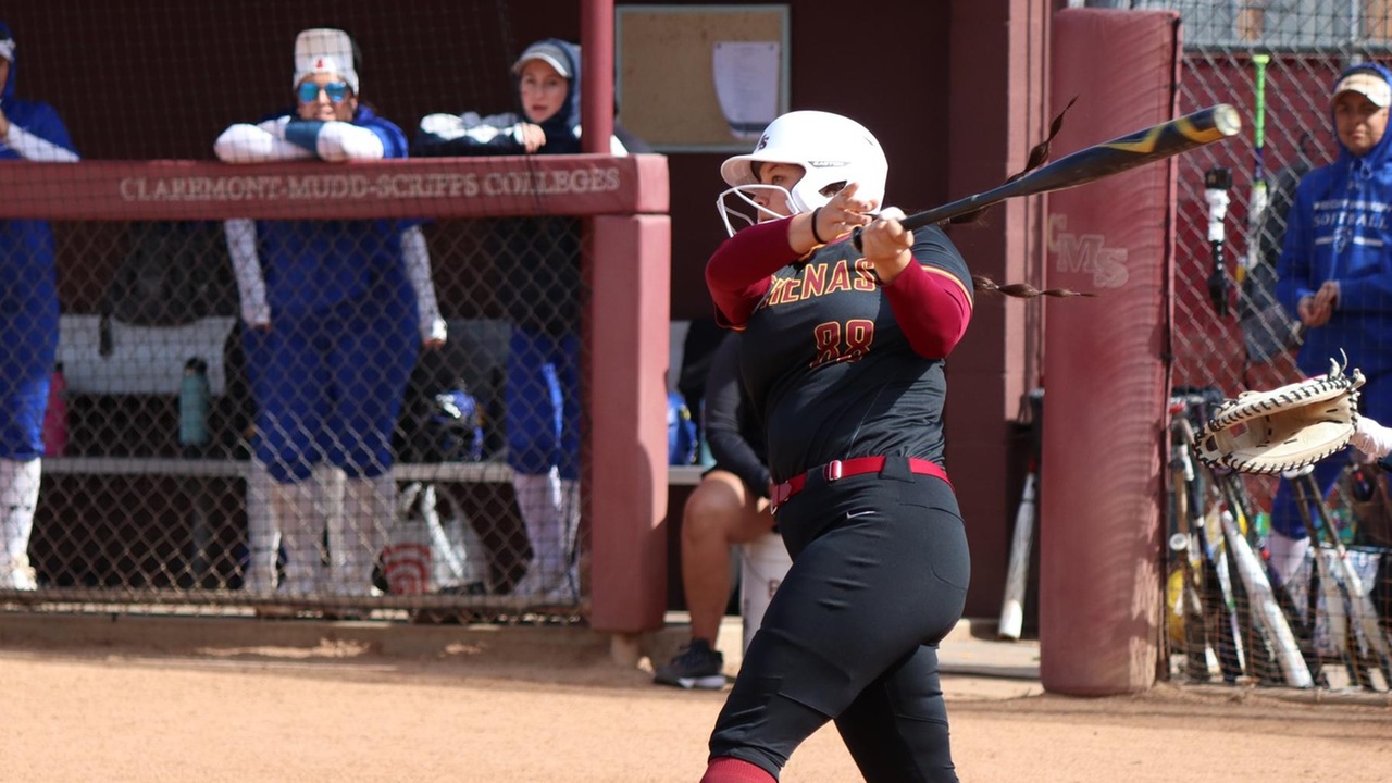 Madison Gonzalez homered in both games (photo by Caelyn Smith)