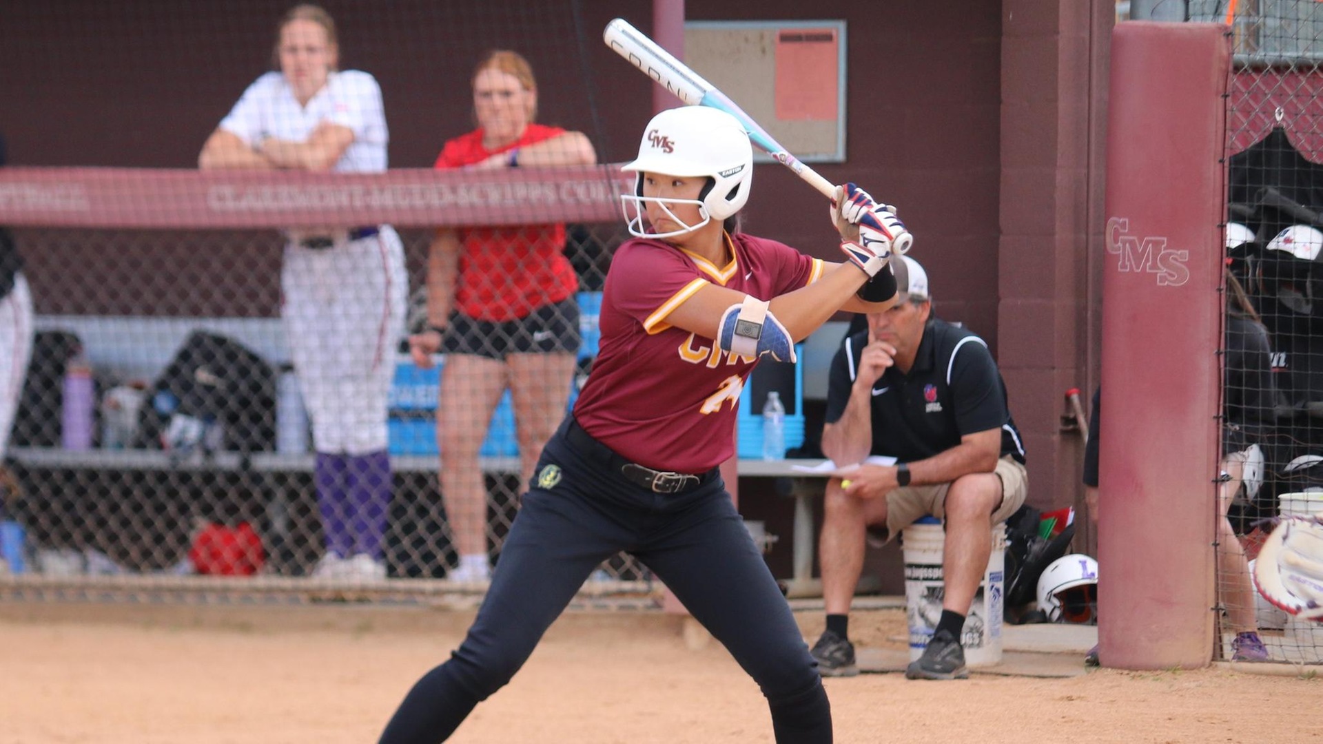 Giselle Lai was 5-for-8 in the doubleheader (photo by Abbie Bobeck)