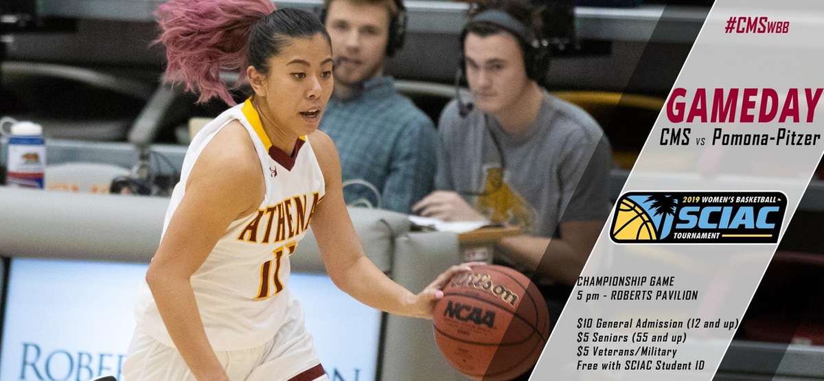CMS Women's Basketball Hosts Pomona-Pitzer in SCIAC Championship Game Tonight at 5 PM