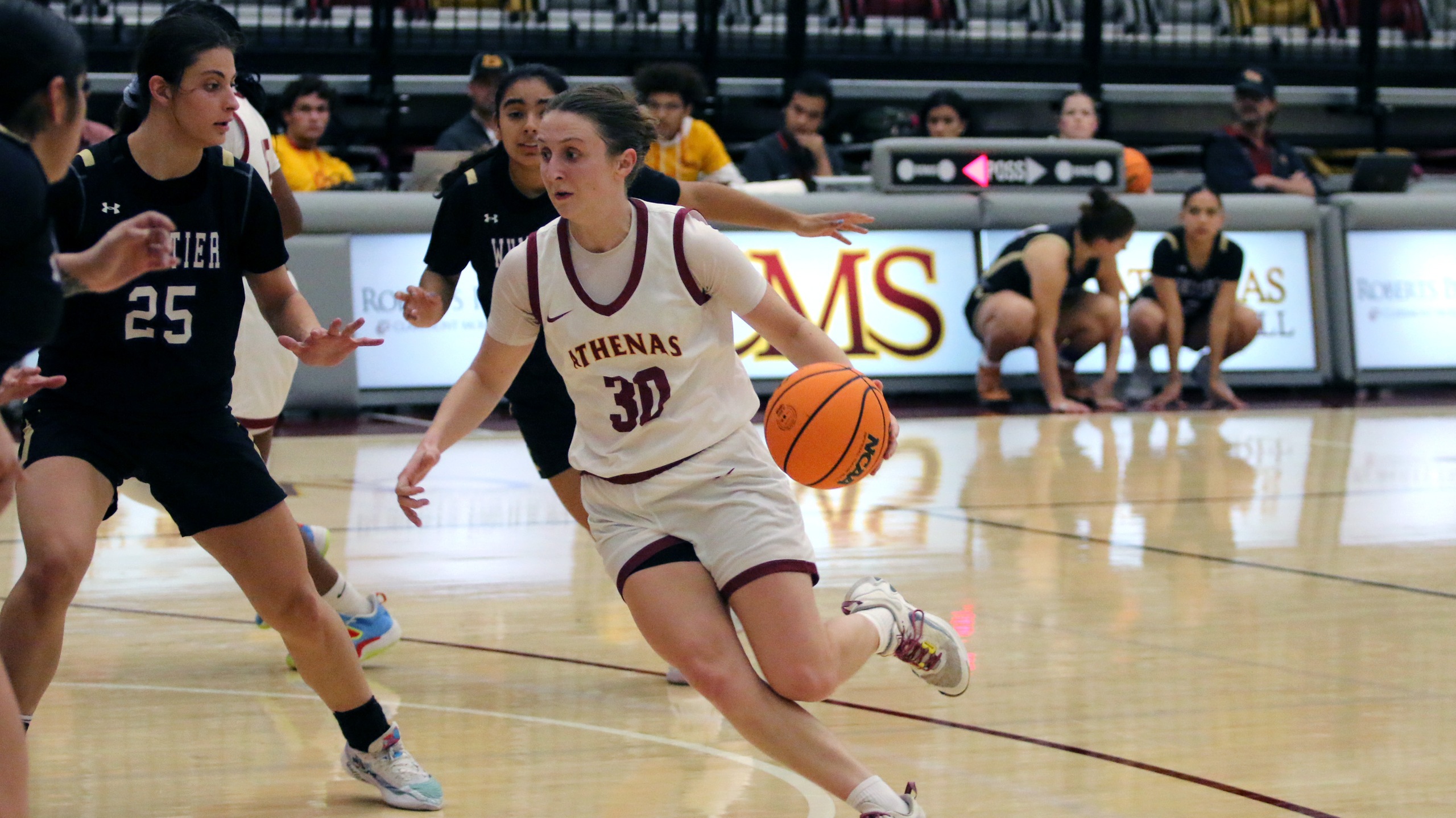 Sadie Heckman set a new career high with 12 points (photo by Stella Cheng)