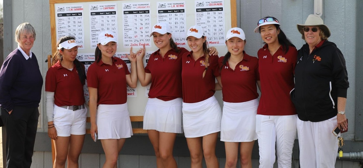 CMS Women's Golf Shoots School-Record 291 to Take First Place at SCIAC #2