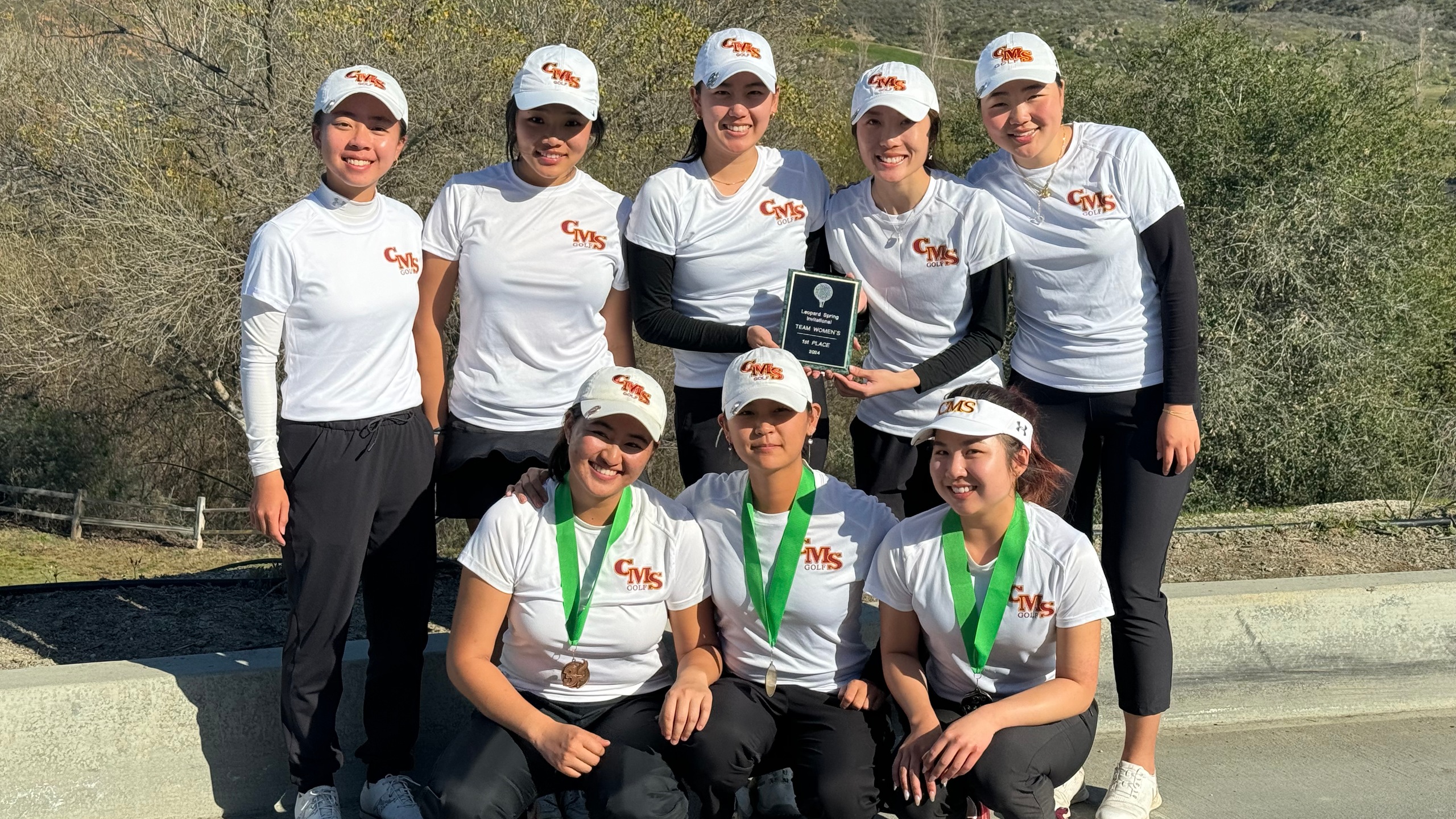 CMS women's golf took first at the Leopard Spring Invitational