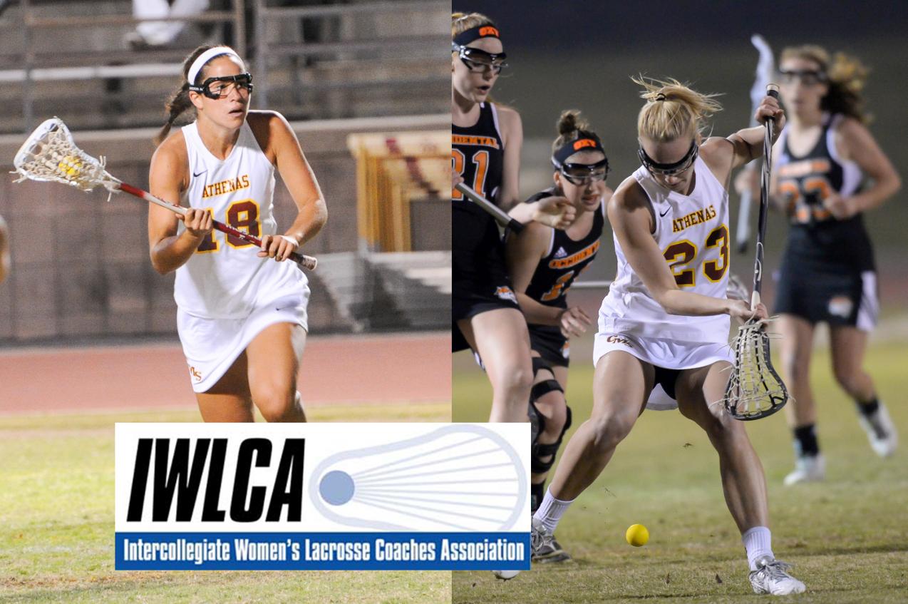 Cancelmo and Clubb receive West Region honors from IWLCA