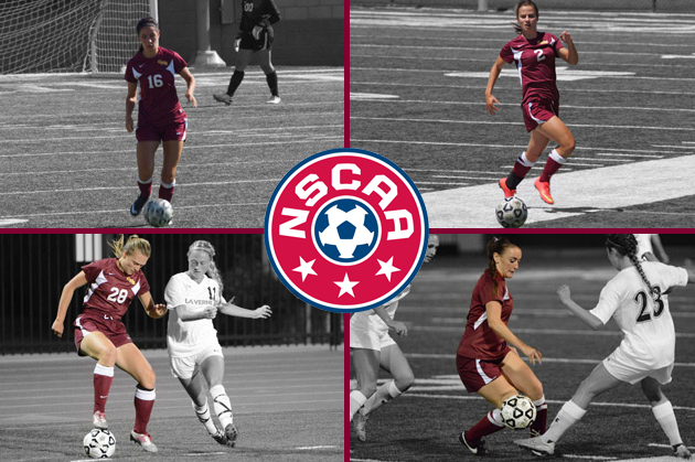 Four Athenas selected to NSCAA All-West Region teams