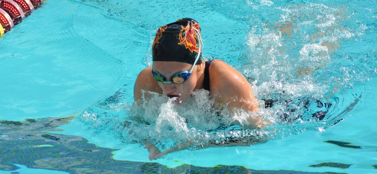 CMS Women's Swimming and Diving Returns to Action, Falls at Division I Cal Baptist