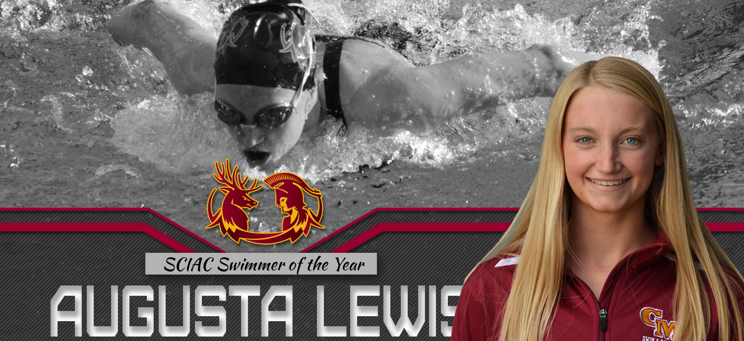 Augusta Lewis Earns SCIAC Women's Swimmer, Newcomer of the Year Awards