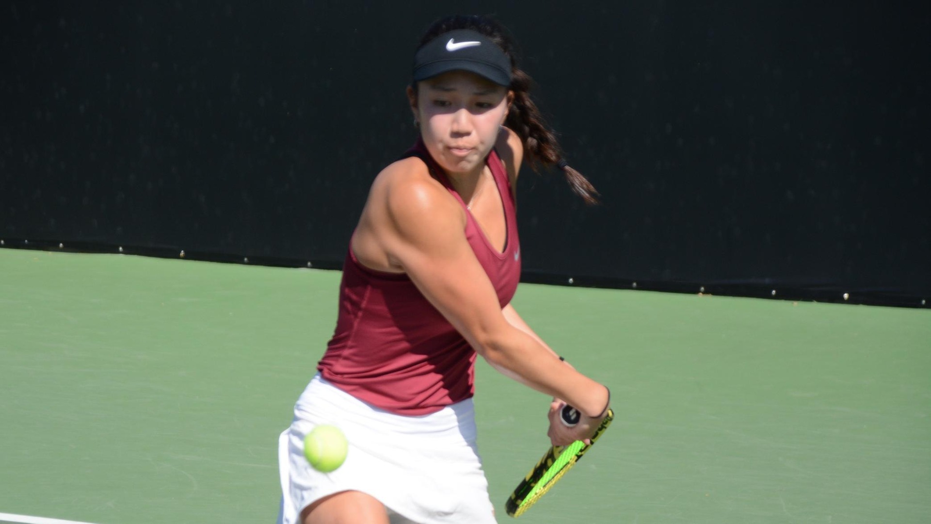 Sydney Lee had wins in both singles and doubles