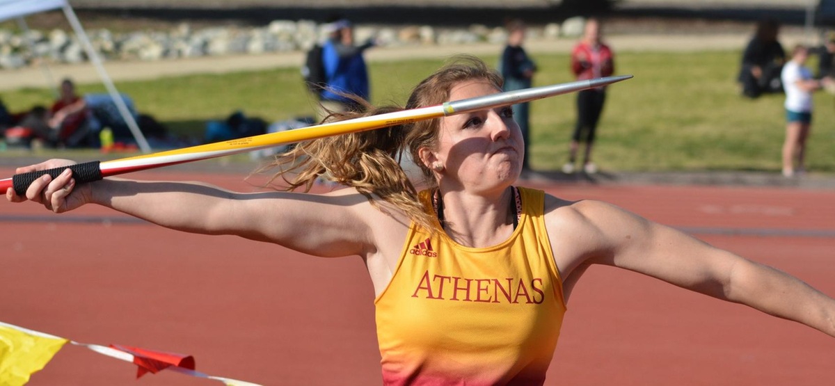 Amanda Gallop finished in first place in the javelin, and added a second place finish in the shot put