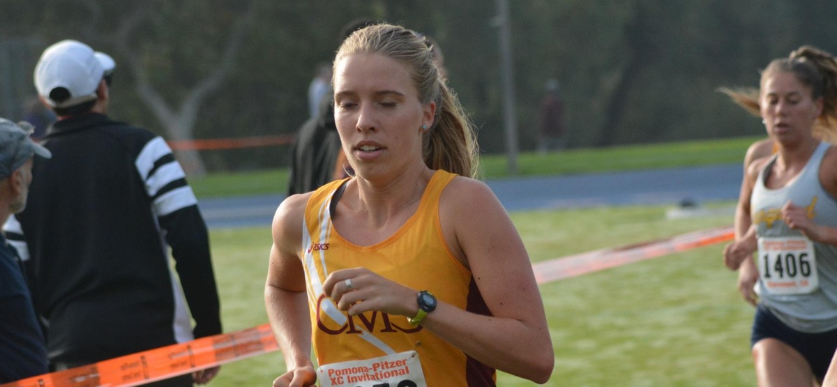 Abigale Johnson was fourth in the mile in a field of almost entirely Division I runners