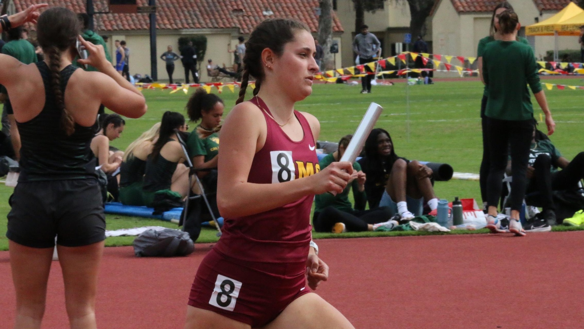 Laura Zimmer is first in the nation in the 1500 and second in the 800 so far this year