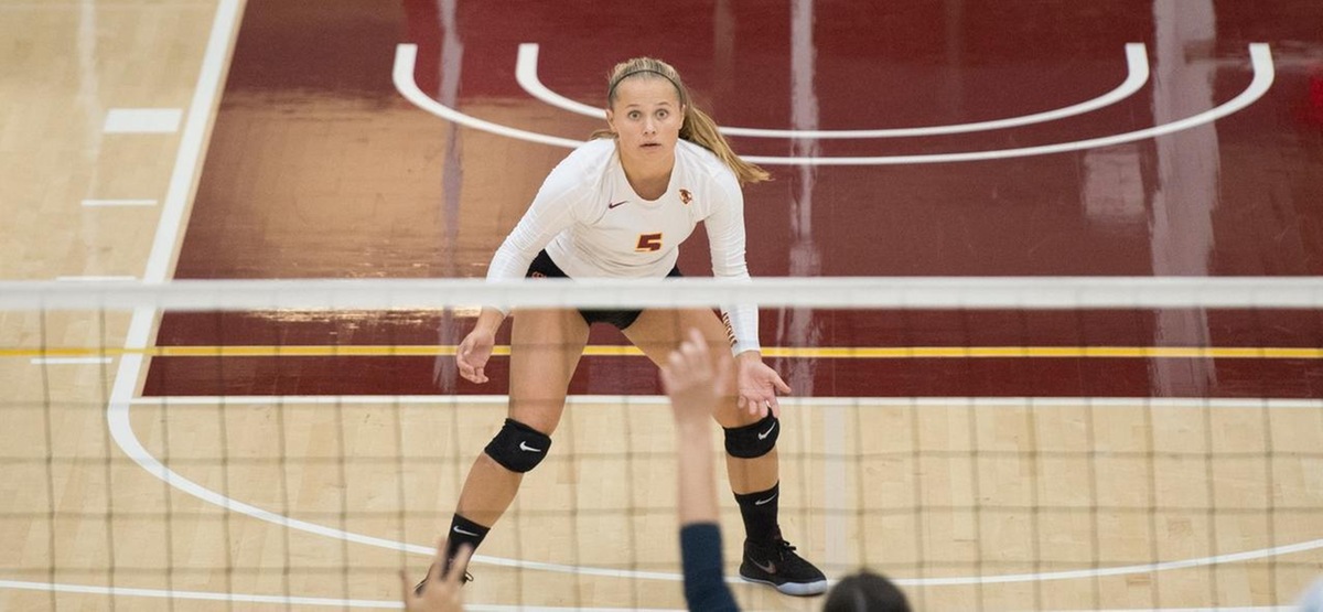 Sarah Tritschler's Big Day Defensively Leads CMS Volleyball to 3-1 win over Cal Lutheran