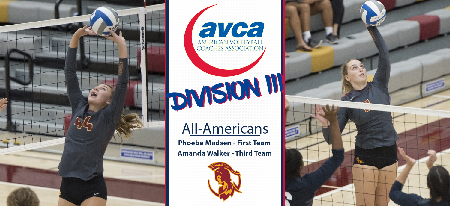 Phoebe Madsen Earns Spot on AVCA All-America First-Team; Amanda Walker on Third Team