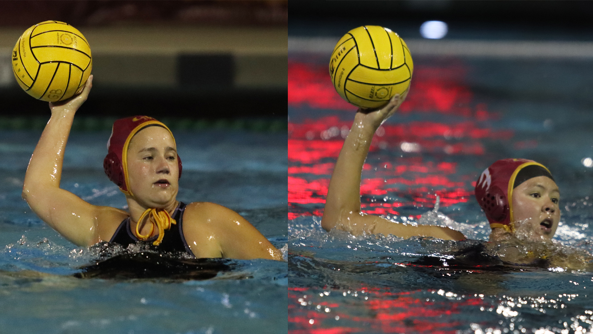 Christina Kulick (l) and Cooper McKenna (r) were first-team All-SCIAC (photos by Caelyn Smith)