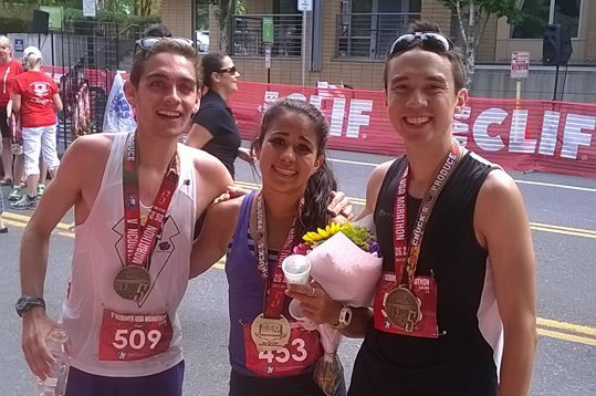 Three 2015 CMS grads place high in first marathons