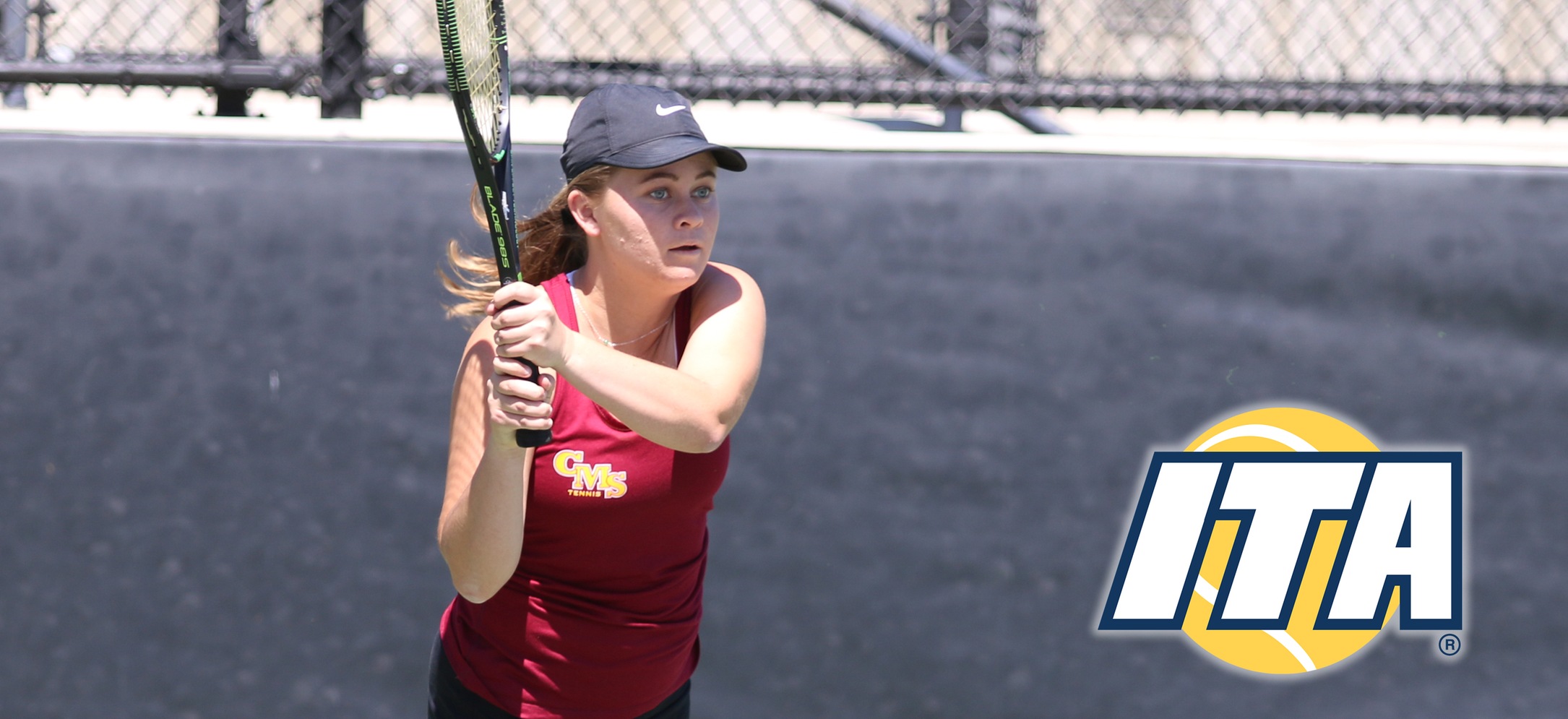 Lindsay Brown (CMC) was honored as the ITA West Region Most Improved Senior. (photo credit: Alisha Alexander)