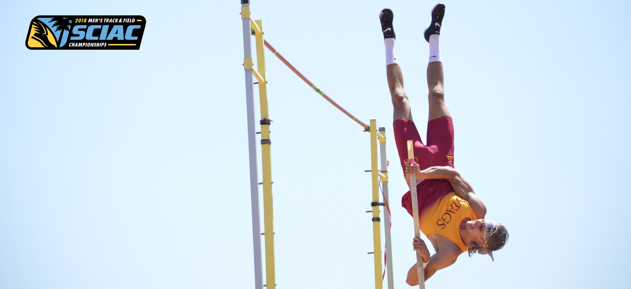 Michael Wagenveld (CMC) took fourth in the pole vault at the SCIAC Championships. (photo credit: Hannah Graves)