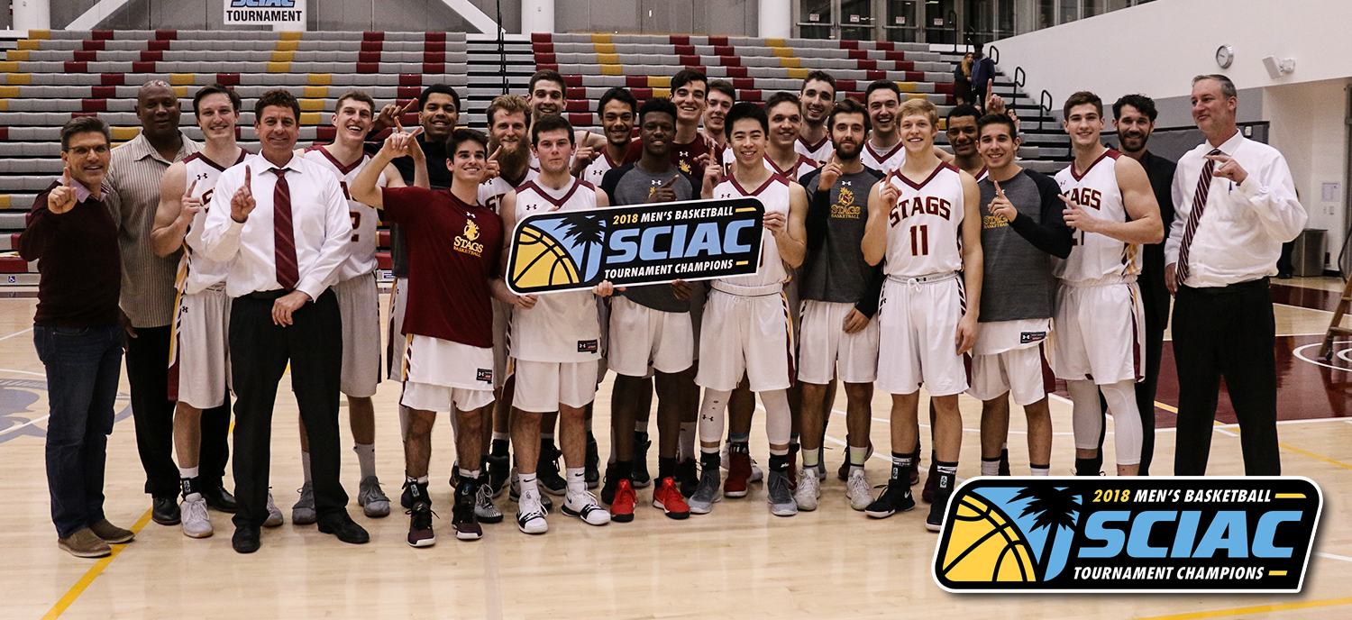 Stags claimed their sixth SCIAC Tournament Title on Saturday Night (photo credit: Alisha Alexander)