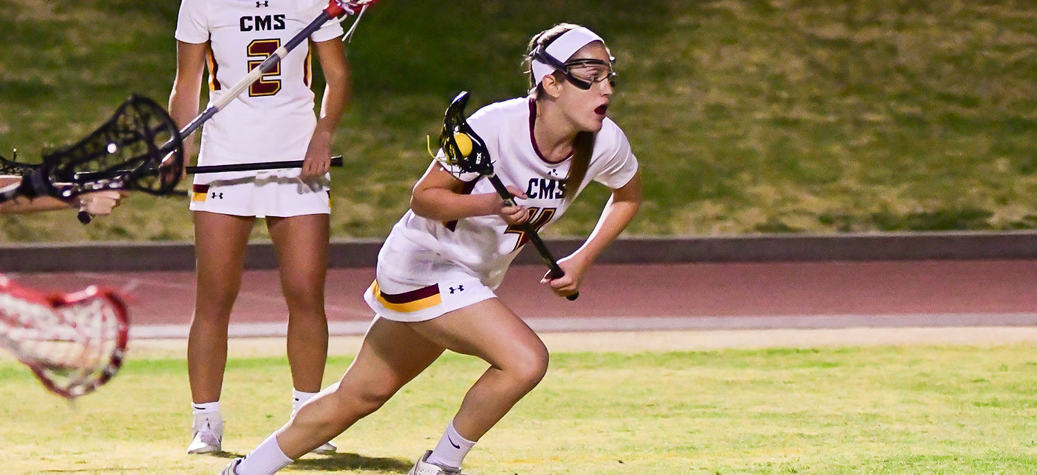 Corie Hack scored seven goals in the Athenas' home opening victory on Wednesday. (photo credit: Mitch Allan)