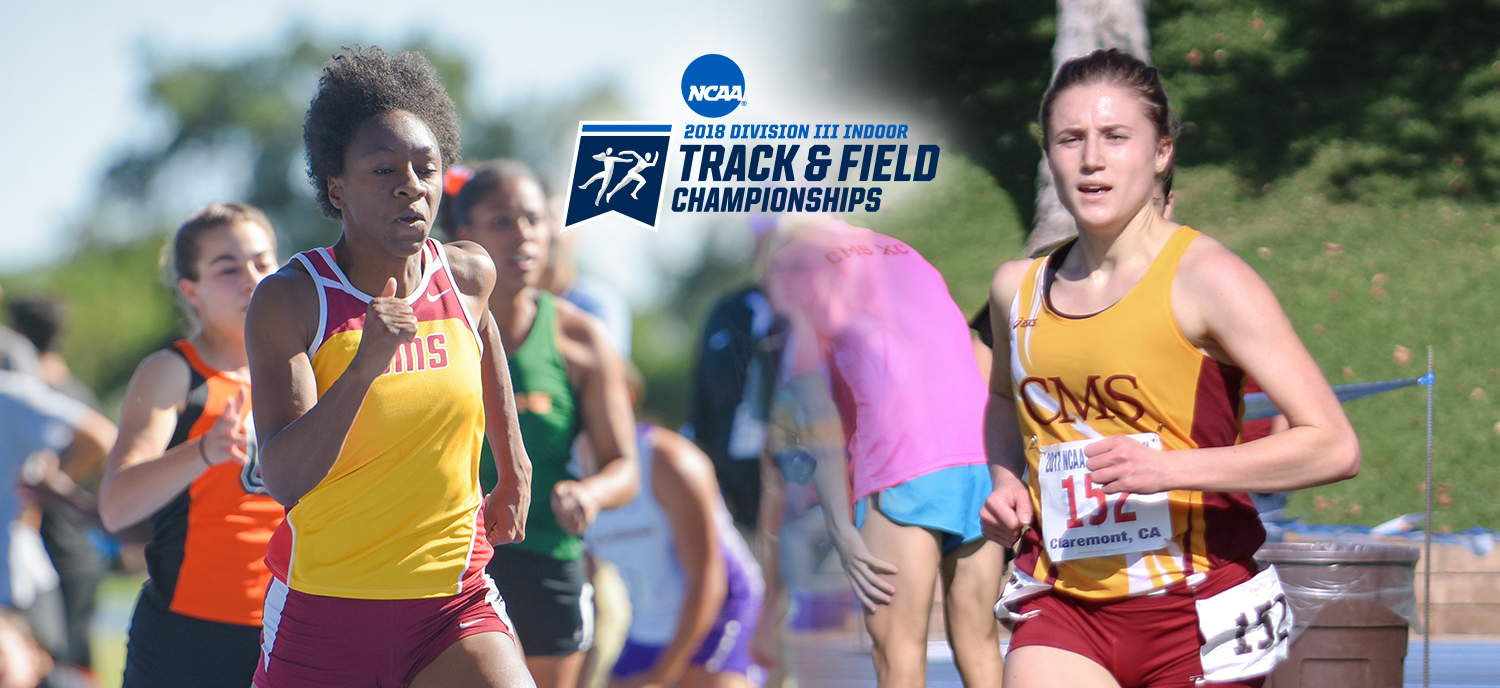 Tyra Abraham (L) and Bryn McKillop (R) both earned top-five finishes at the NCAA DIII Indoor National Championships.