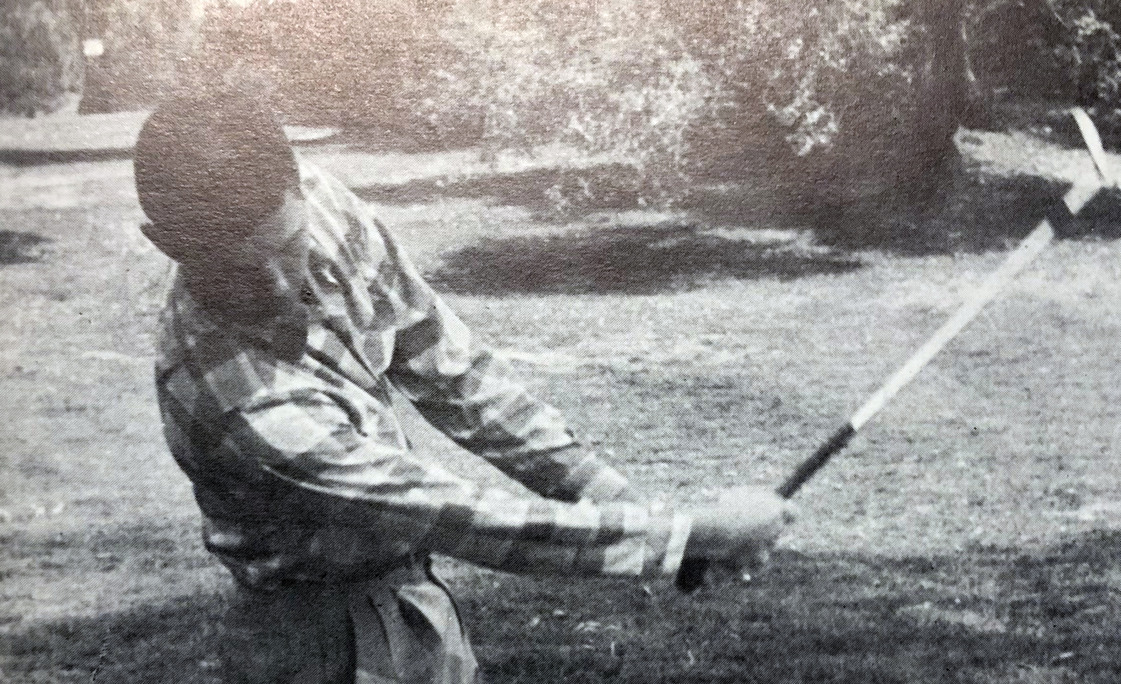 Gary Biszantz playing golf