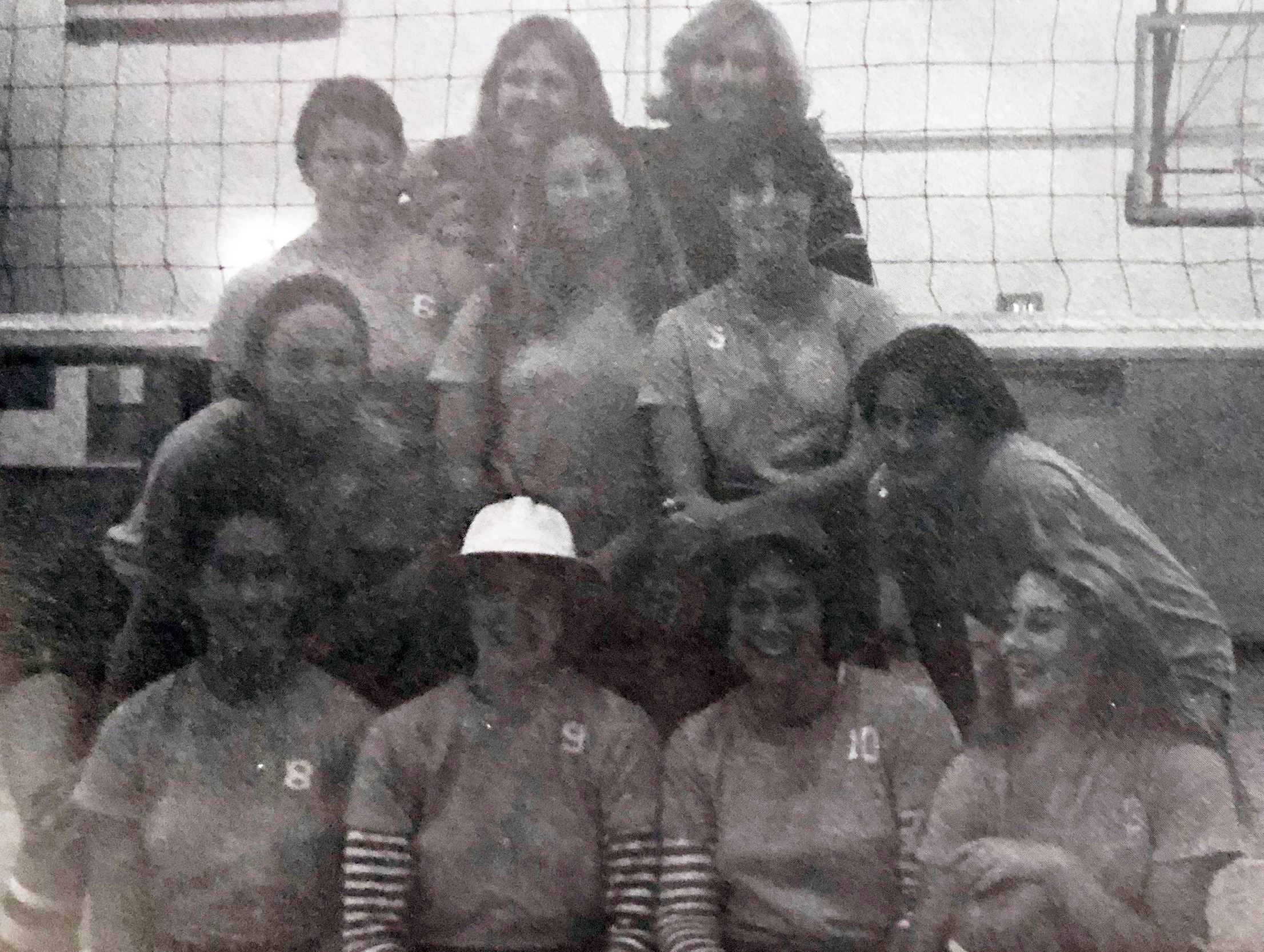 Team shot of 1976 volleyball