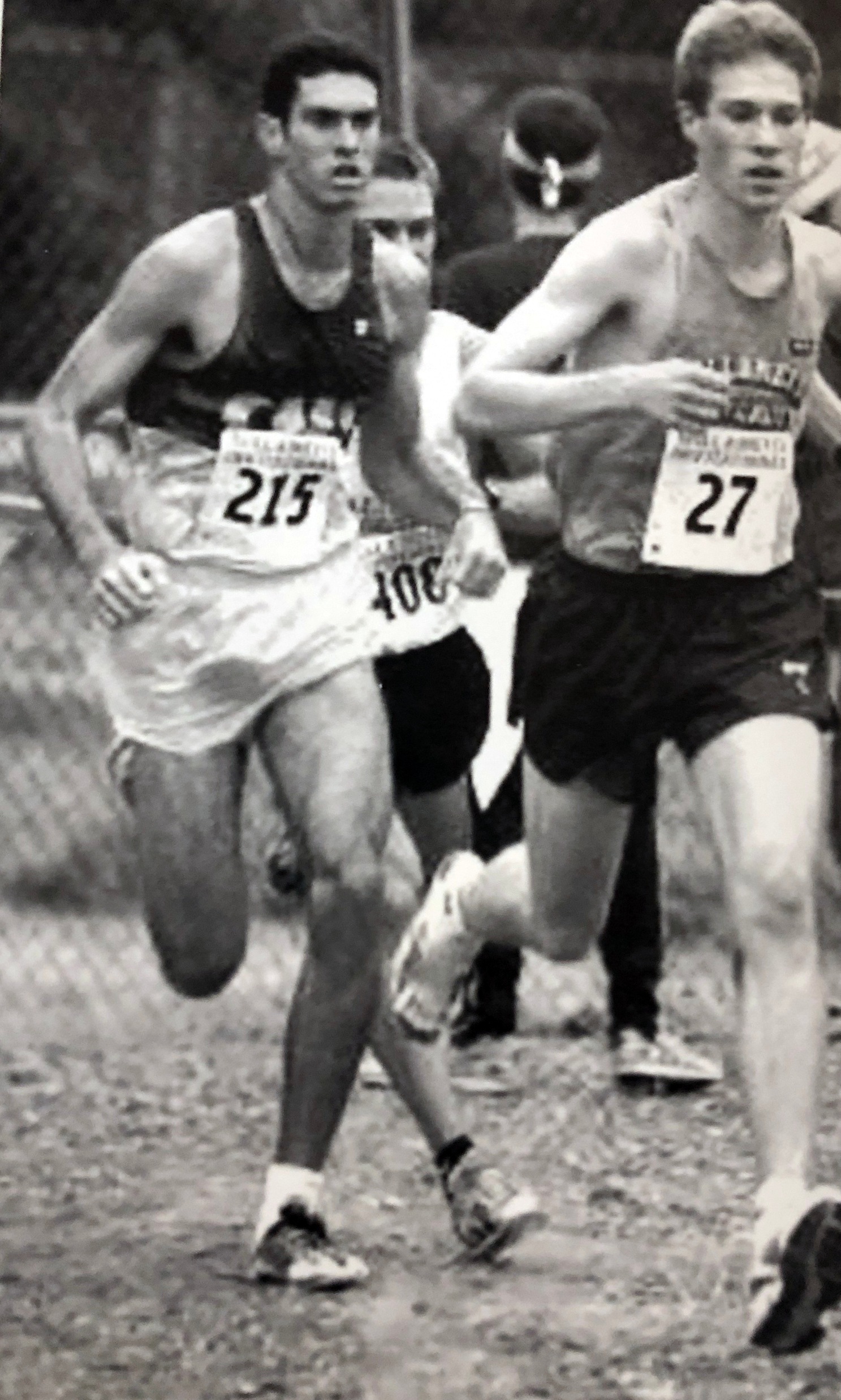 David Juiliano running at nationals