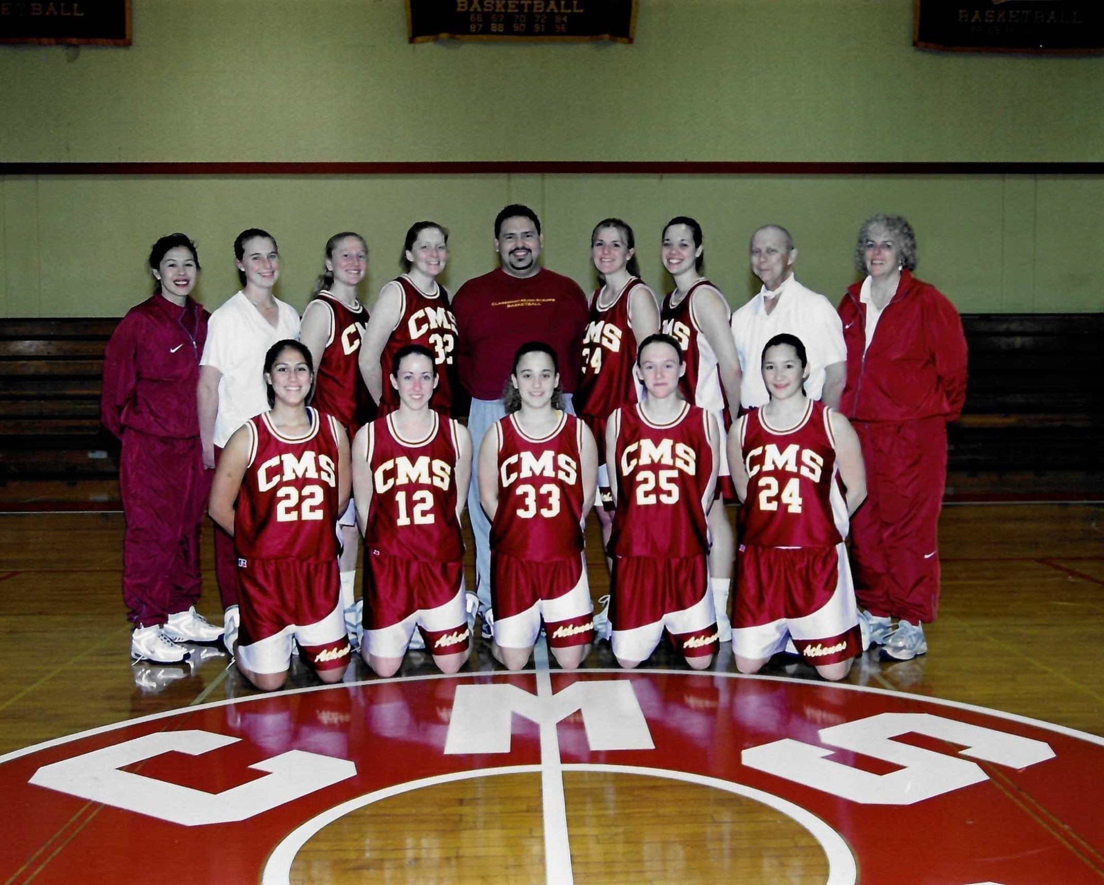 2000-01 CMS women's basketball team