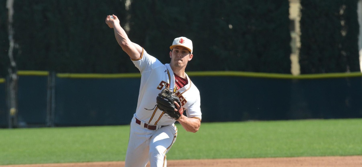Junior right-handed starting pitcher Brandon Mitchell was named SCIAC Pitcher of the Week after his 14-strikeout performance against Lewis & Clark on Saturday.