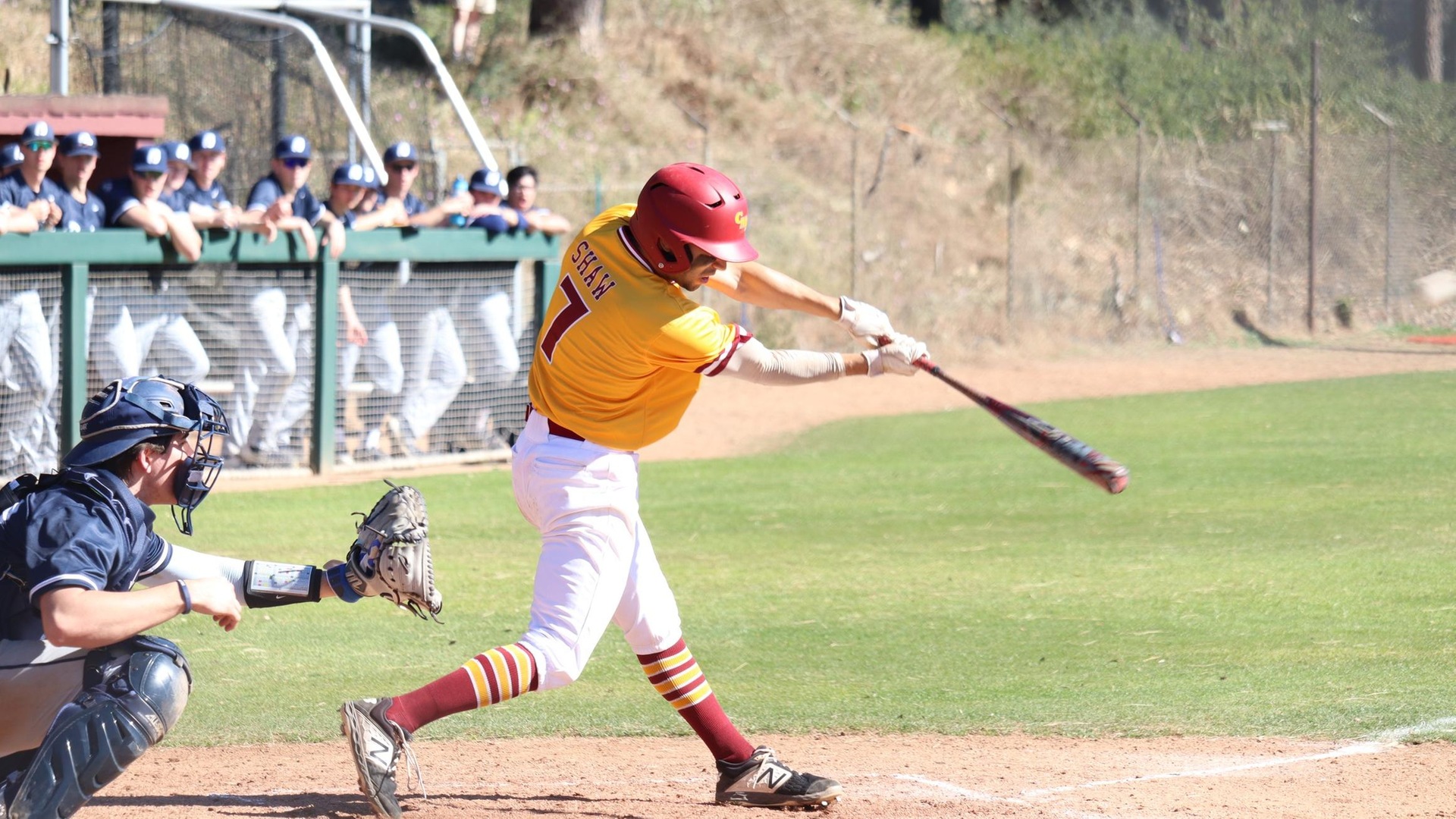 Tyler Shaw was 3-for-4 with three runs and two RBI (photo by Caelyn Smith)