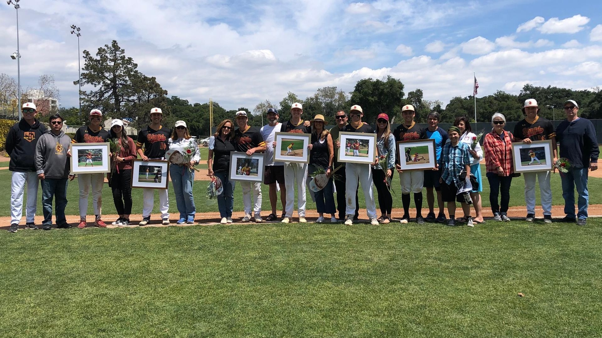 CMS honored its seven seniors after the first game
