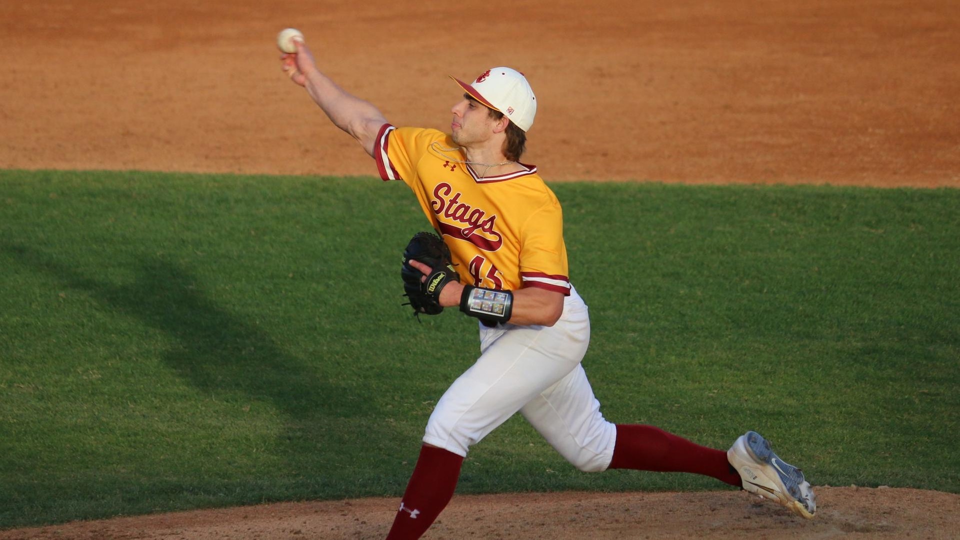 Lucas Welch struck out three batters in two innings to get the save in the opener