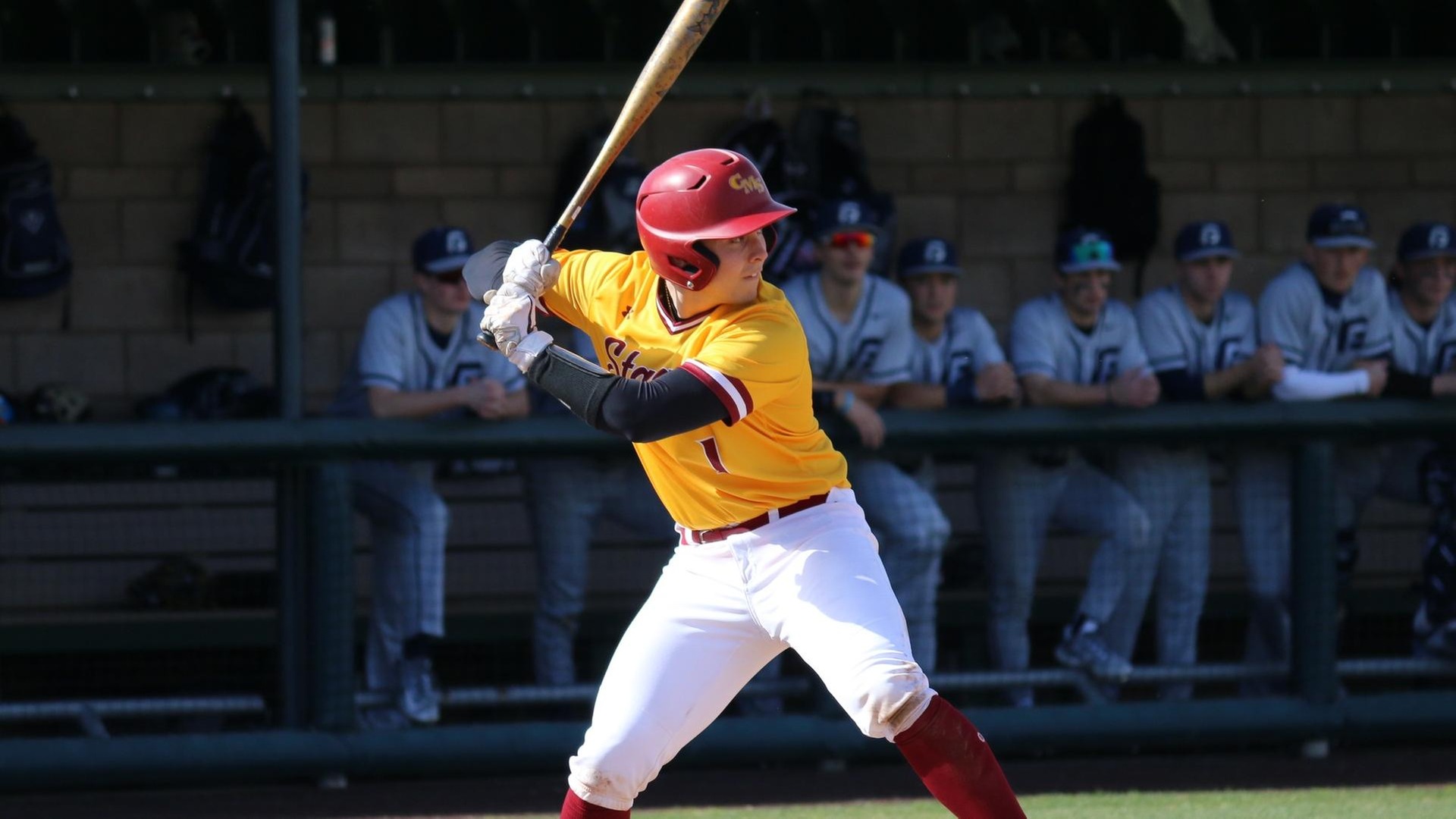 William DeForest was 4-for-4 for the Stags with three RBI