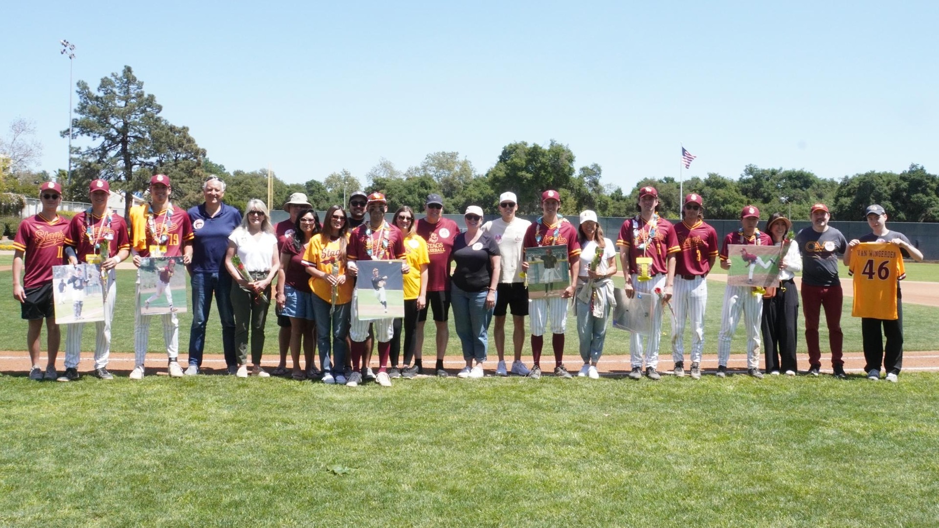 CMS honored its six seniors prior to the contest